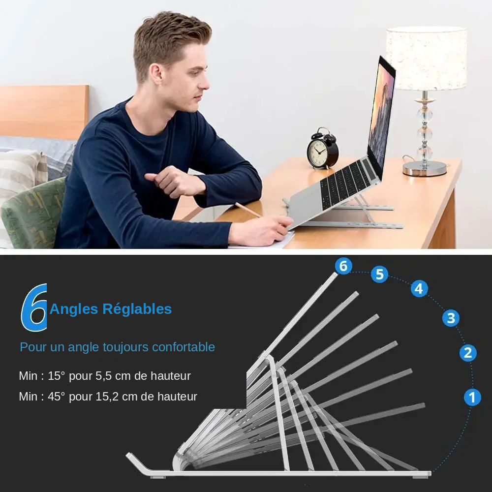 Support ordinateur portable réglable